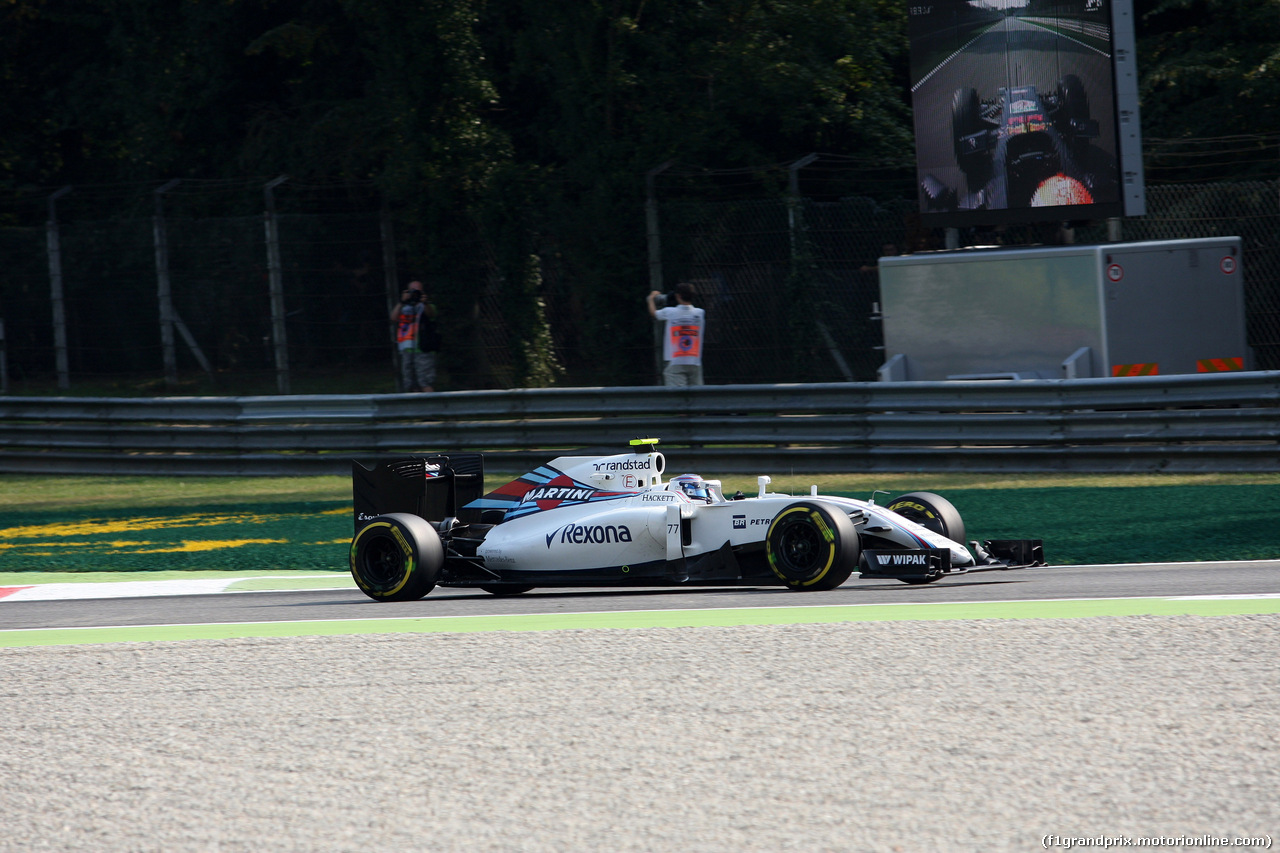 GP ITALIA, 02.09.2016 - Prove Libere 1, Valtteri Bottas (FIN) Williams FW38