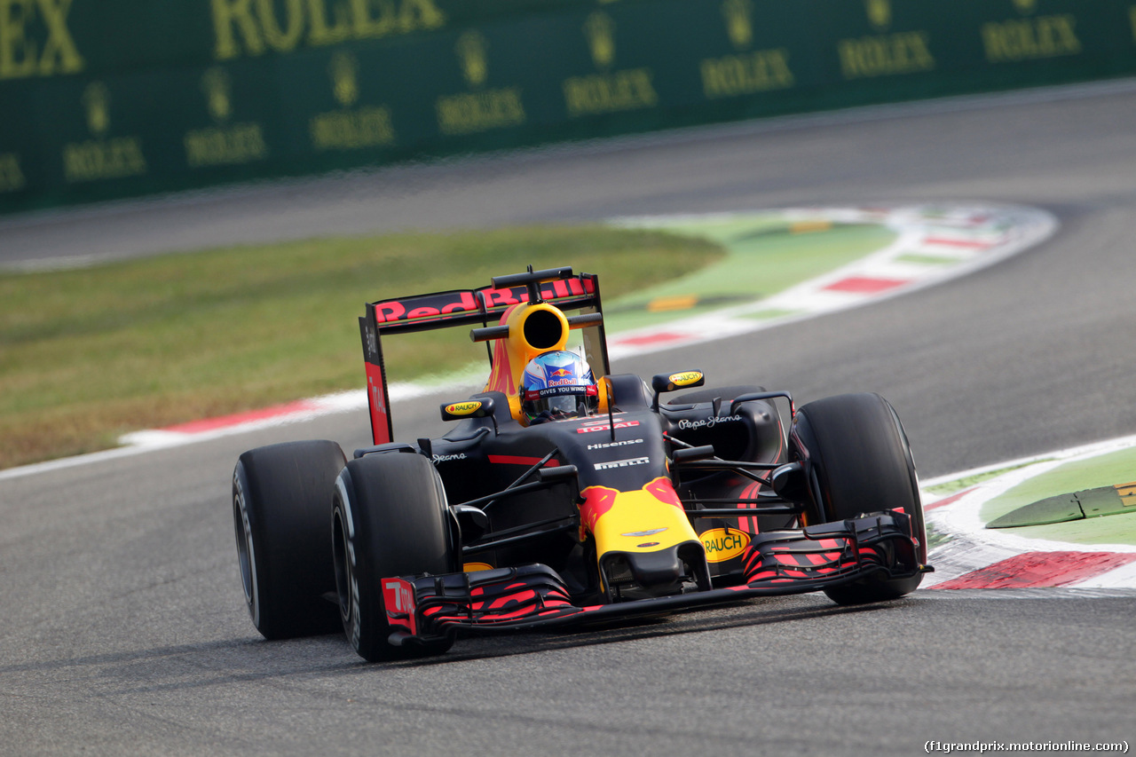 GP ITALIA, 02.09.2016 - Prove Libere 1, Daniel Ricciardo (AUS) Red Bull Racing RB12