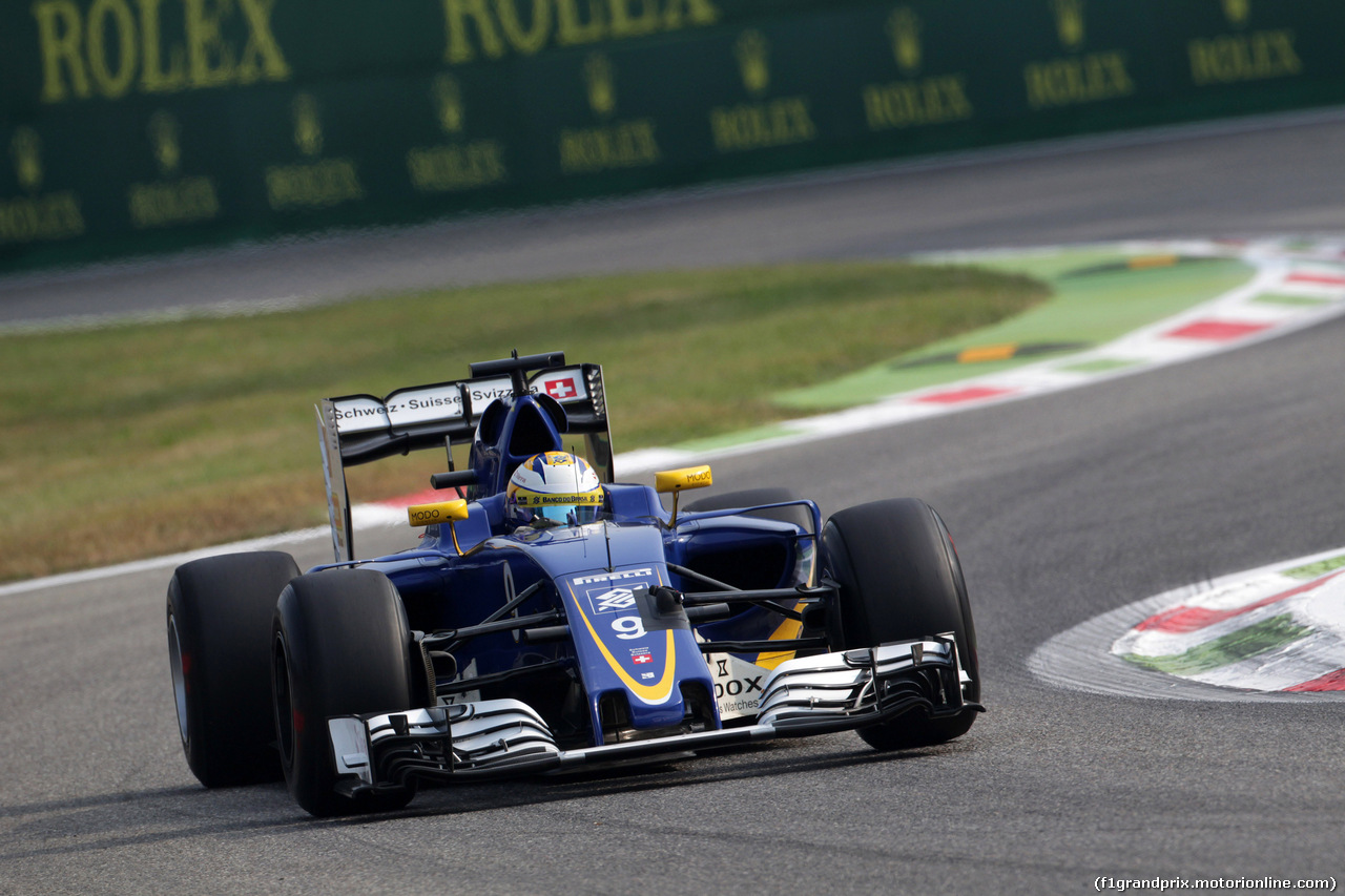 GP ITALIA, 02.09.2016 - Prove Libere 1, Marcus Ericsson (SUE) Sauber C34