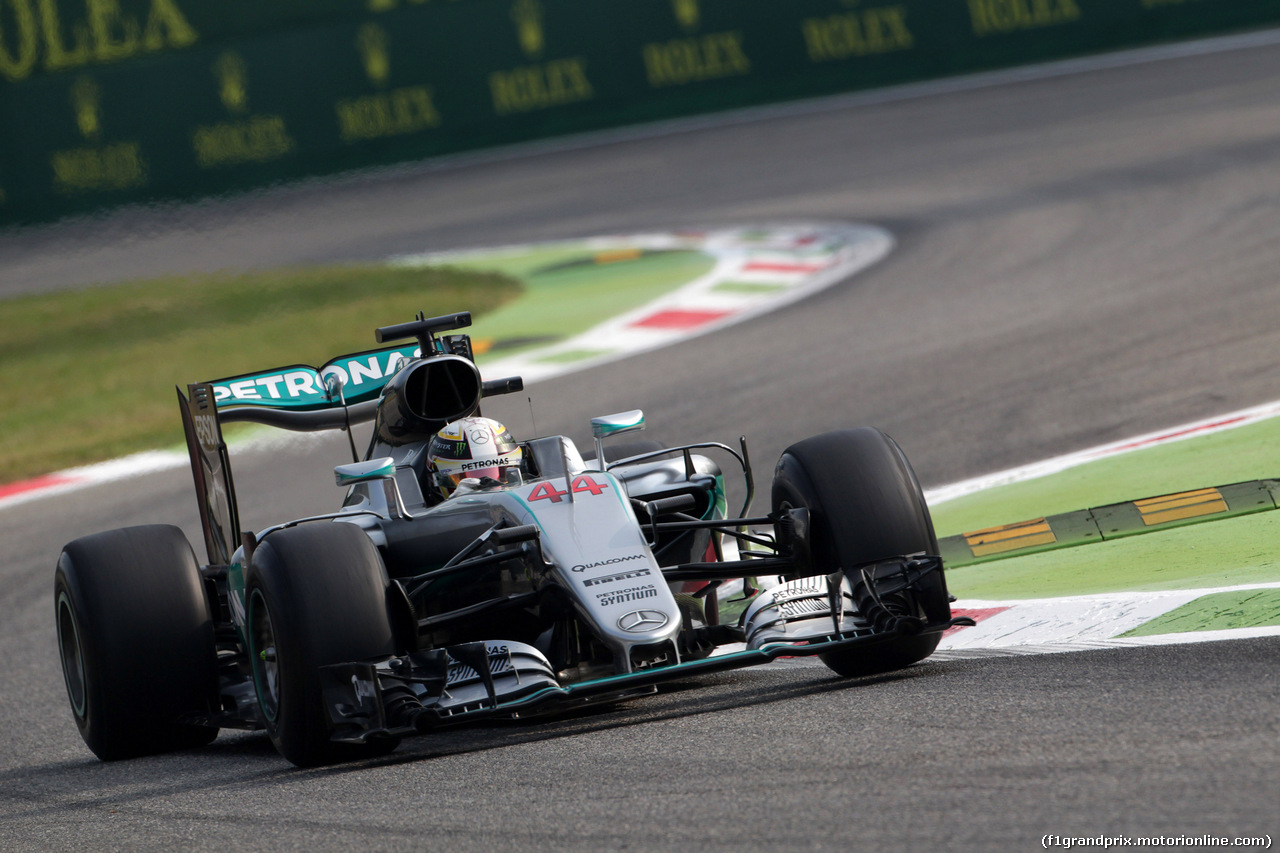 GP ITALIA, 02.09.2016 - Prove Libere 1, Lewis Hamilton (GBR) Mercedes AMG F1 W07 Hybrid