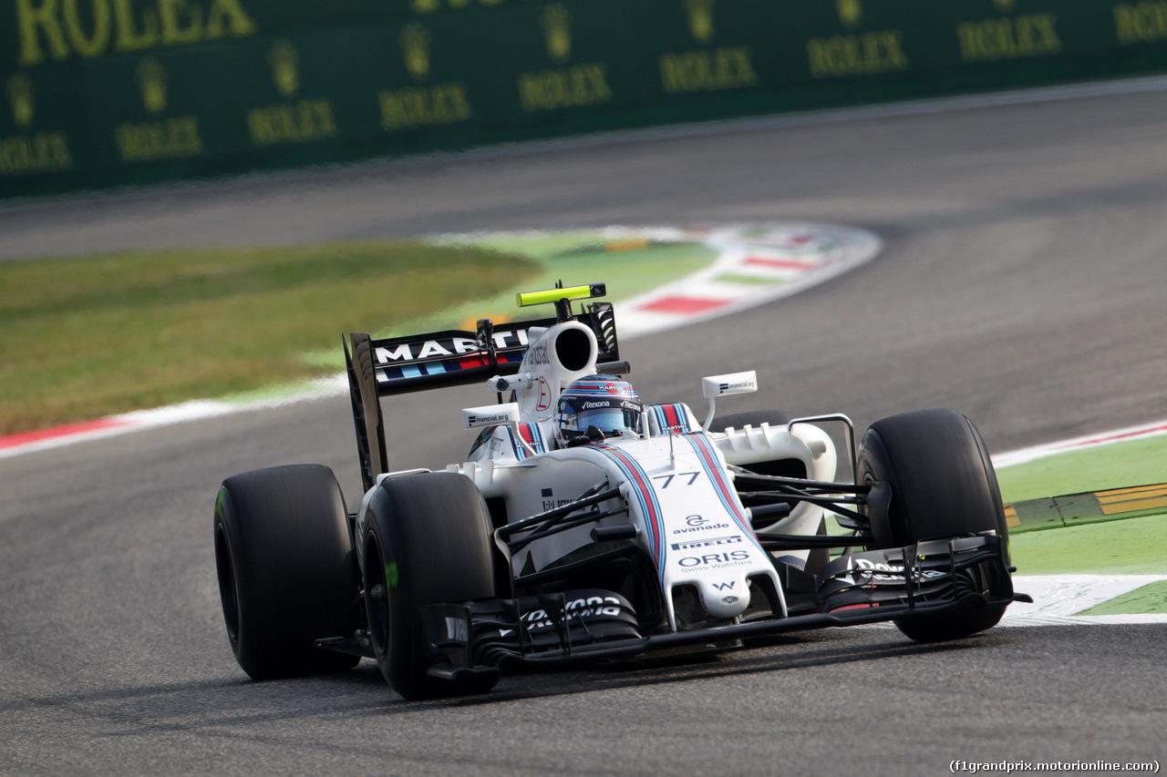 GP ITALIA, 02.09.2016 - Prove Libere 1, Valtteri Bottas (FIN) Williams FW38