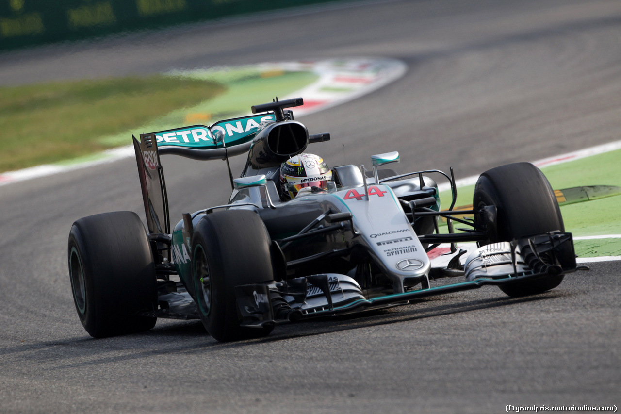 GP ITALIA, 02.09.2016 - Prove Libere 1, Lewis Hamilton (GBR) Mercedes AMG F1 W07 Hybrid