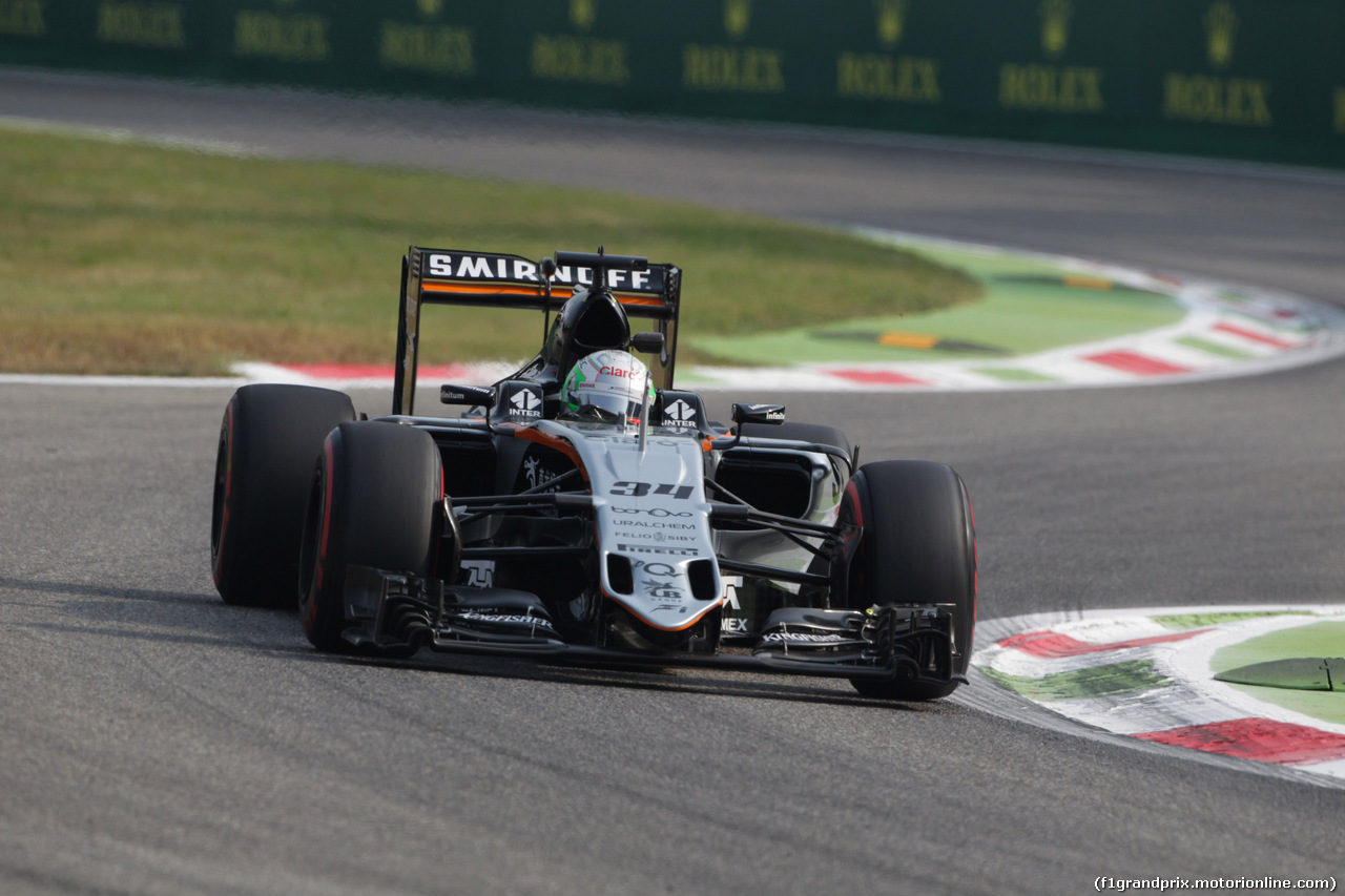 GP ITALIA, 02.09.2016 - Prove Libere 1, Alfonso Celis (Mex) Test driver, Sahara Force India F1 VJM09