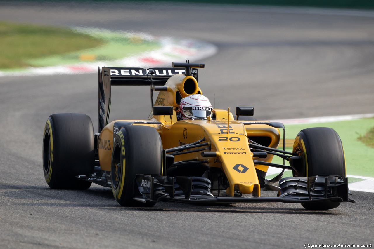 GP ITALIA, 02.09.2016 - Prove Libere 1, Kevin Magnussen (DEN) Renault Sport F1 Team RS16