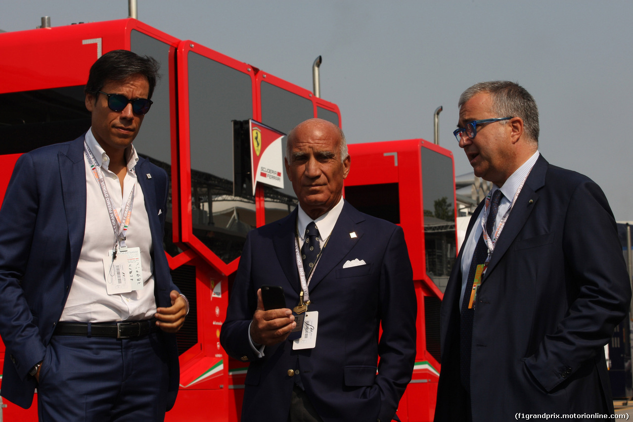 GP ITALIA, 02.09.2016 - Prove Libere 1, (C) Dr. Angelo Sticchi Damiani (ITA) Aci Csai President