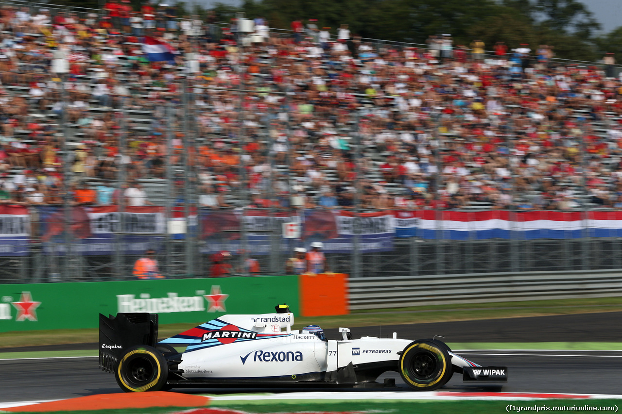 GP ITALIA, 02.09.2016 - Prove Libere 1, Valtteri Bottas (FIN) Williams FW38