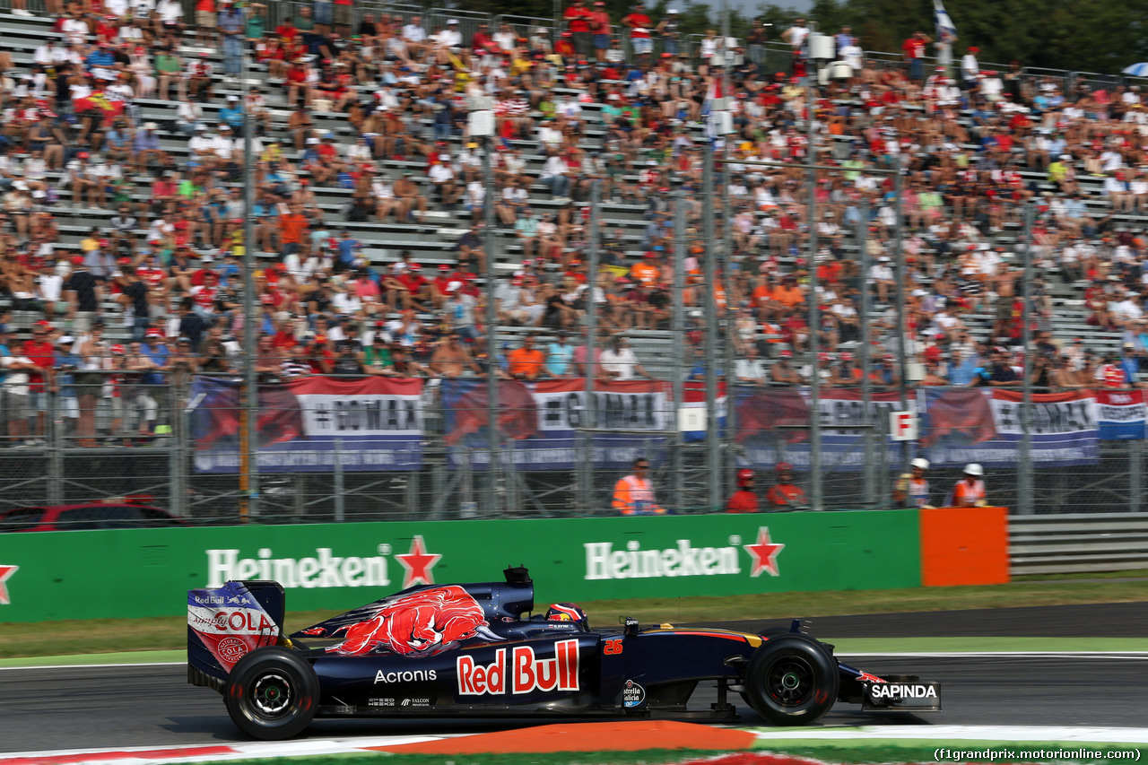 GP ITALIA, 02.09.2016 - Prove Libere 1, Daniil Kvyat (RUS) Scuderia Toro Rosso STR11