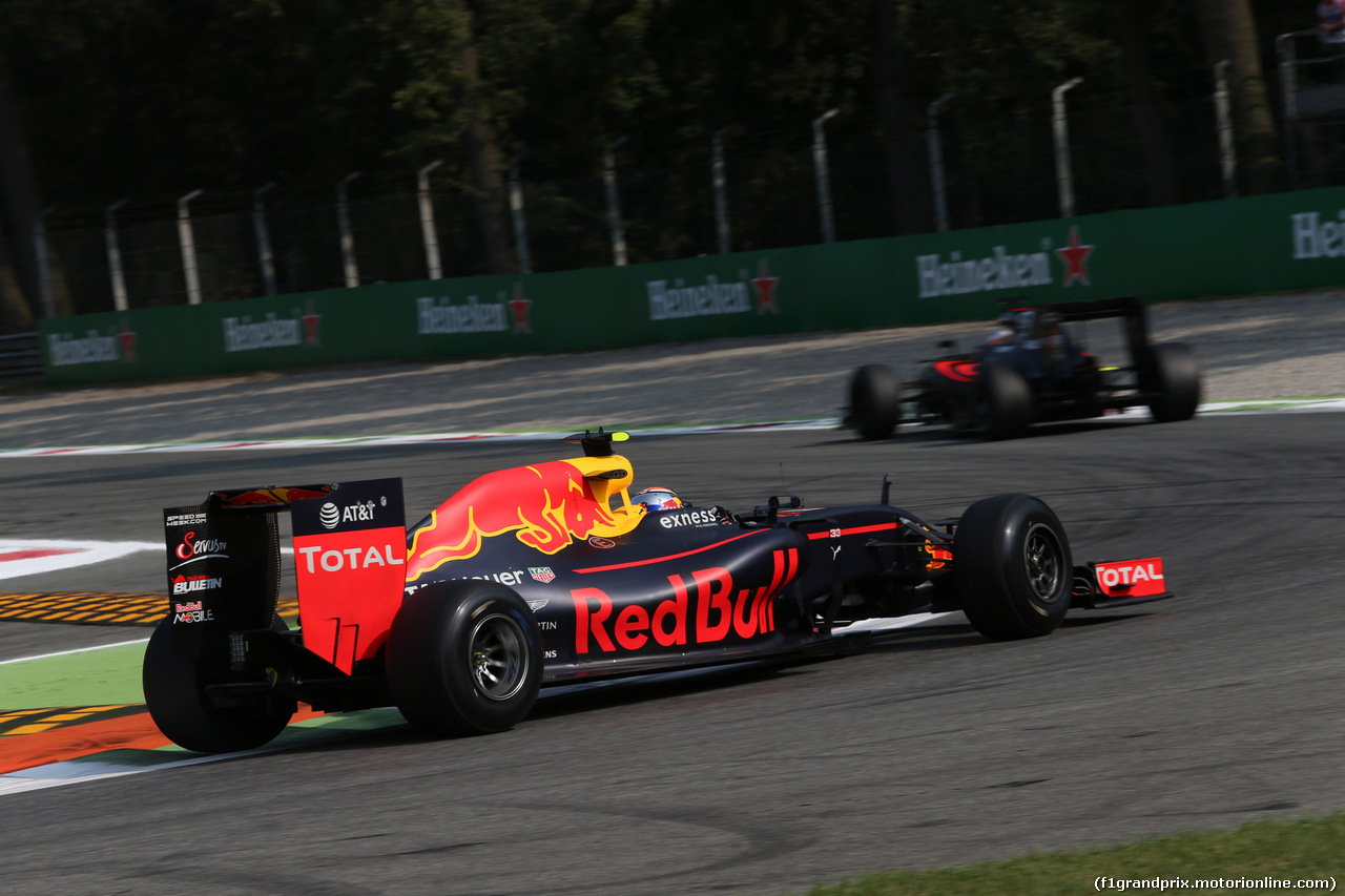 GP ITALIA, 02.09.2016 - Prove Libere 1, Max Verstappen (NED) Red Bull Racing RB12