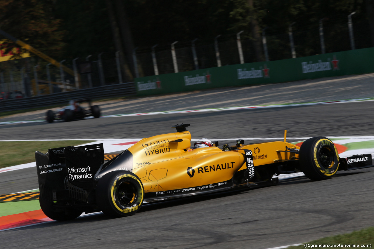 GP ITALIA, 02.09.2016 - Prove Libere 1, Kevin Magnussen (DEN) Renault Sport F1 Team RS16