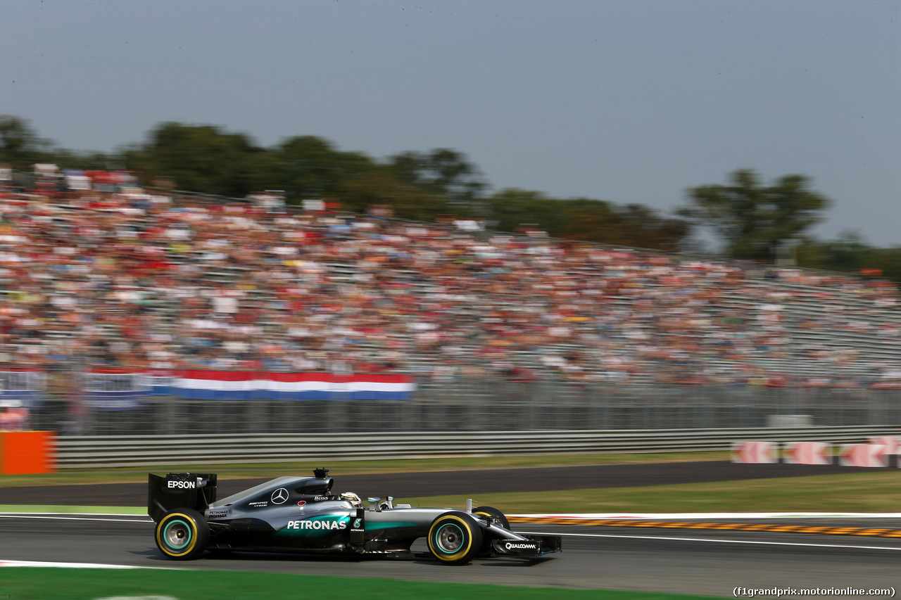 GP ITALIA, 02.09.2016 - Prove Libere 1, Lewis Hamilton (GBR) Mercedes AMG F1 W07 Hybrid