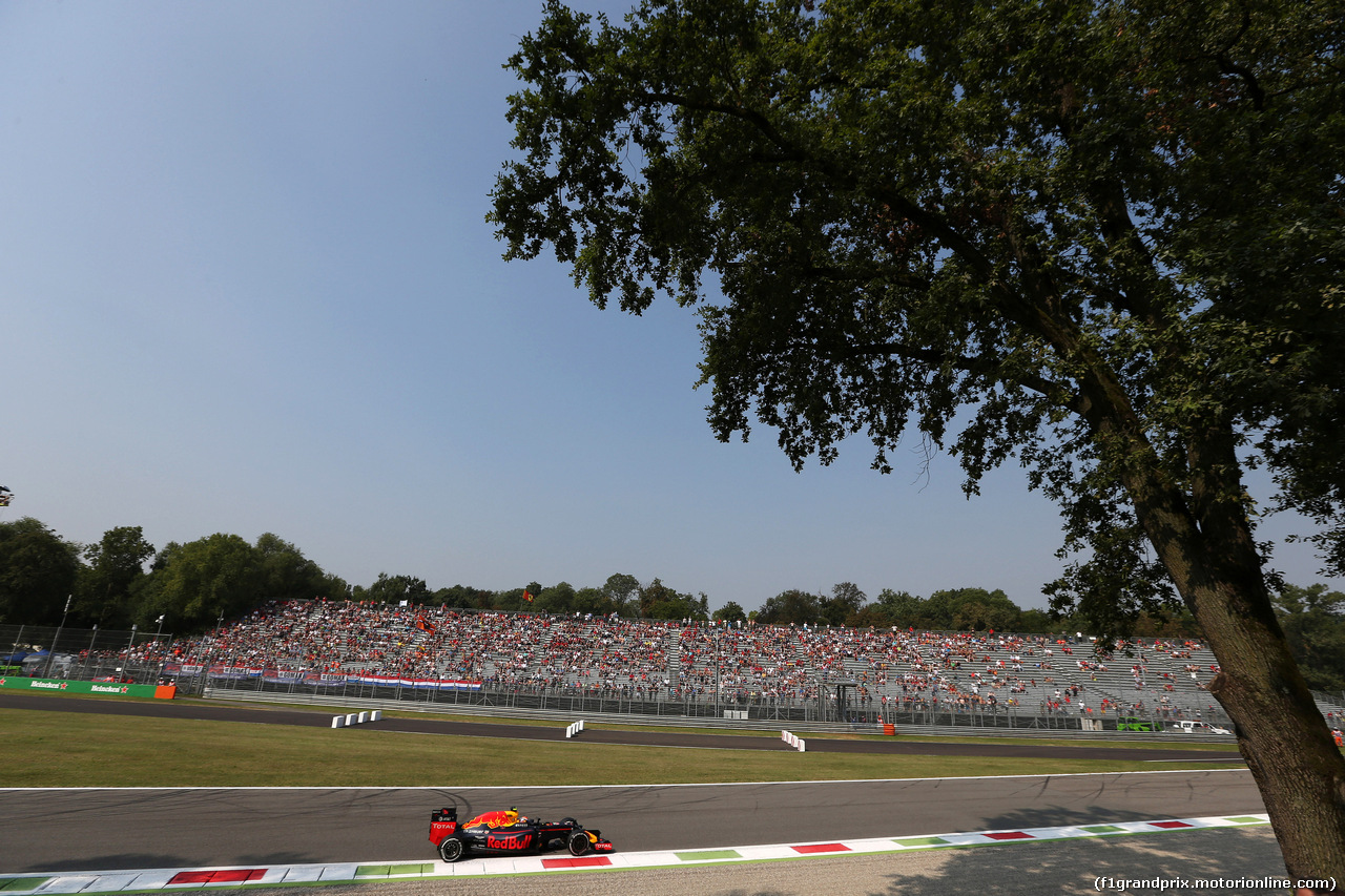 GP ITALIA, 02.09.2016 - Prove Libere 1, Max Verstappen (NED) Red Bull Racing RB12