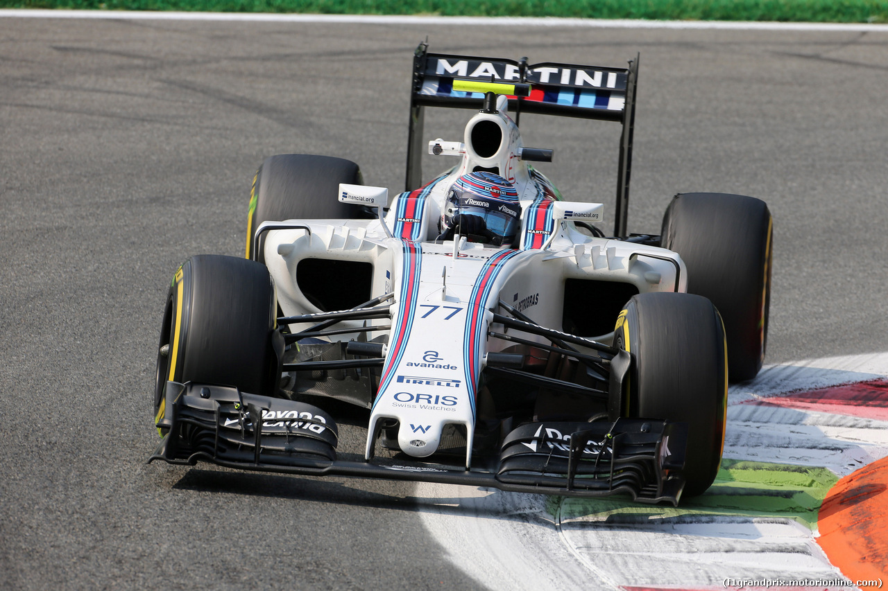 GP ITALIA, 02.09.2016 - Prove Libere 1, Valtteri Bottas (FIN) Williams FW38