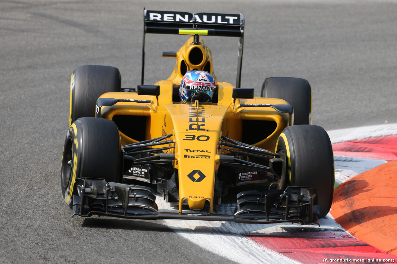 GP ITALIA, 02.09.2016 - Prove Libere 1, Jolyon Palmer (GBR) Renault Sport F1 Team RS16