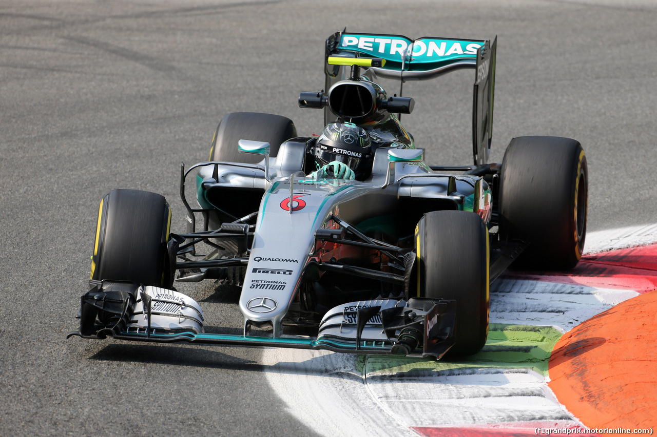 GP ITALIA, 02.09.2016 - Prove Libere 1, Nico Rosberg (GER) Mercedes AMG F1 W07 Hybrid