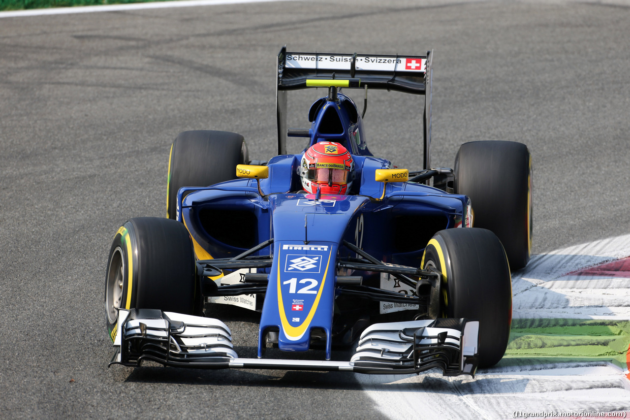 GP ITALIA, 02.09.2016 - Prove Libere 1, Felipe Nasr (BRA) Sauber C34