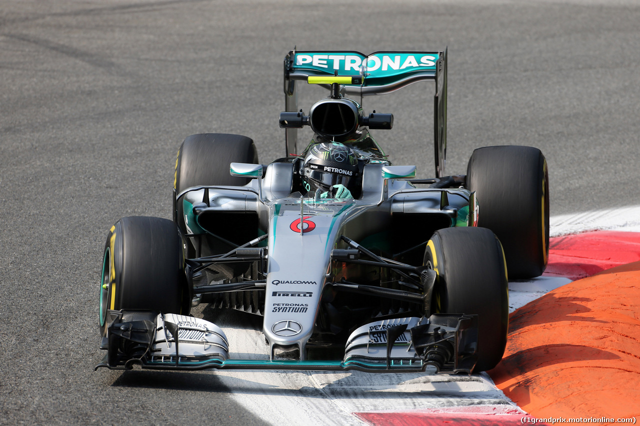 GP ITALIA, 02.09.2016 - Prove Libere 1, Nico Rosberg (GER) Mercedes AMG F1 W07 Hybrid