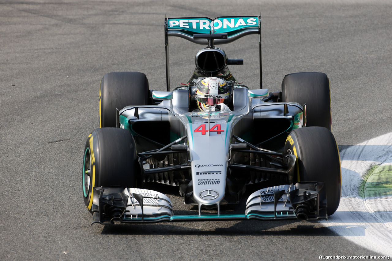 GP ITALIA, 02.09.2016 - Prove Libere 1, Lewis Hamilton (GBR) Mercedes AMG F1 W07 Hybrid