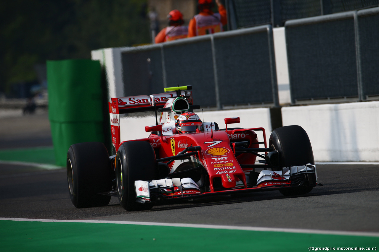 GP ITALIA, 02.09.2016 - Prove Libere 1, Kimi Raikkonen (FIN) Ferrari SF16-H