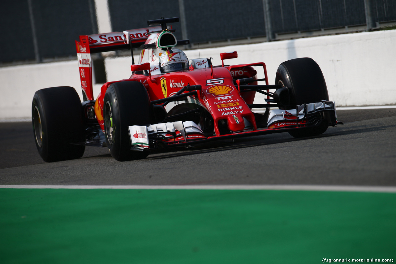GP ITALIA, 02.09.2016 - Prove Libere 1, Sebastian Vettel (GER) Ferrari SF16-H