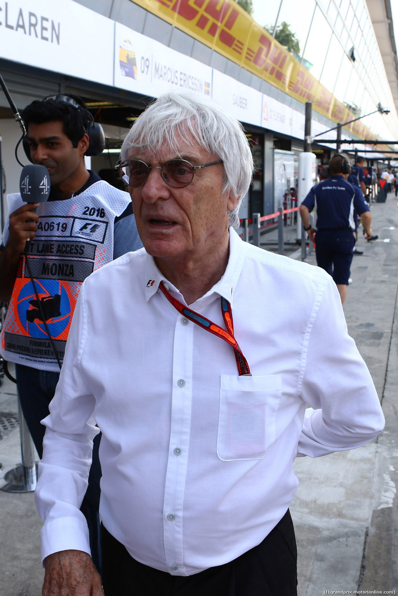 GP ITALIA, 02.09.2016 - Prove Libere 1, Bernie Ecclestone (GBR), President e CEO of FOM