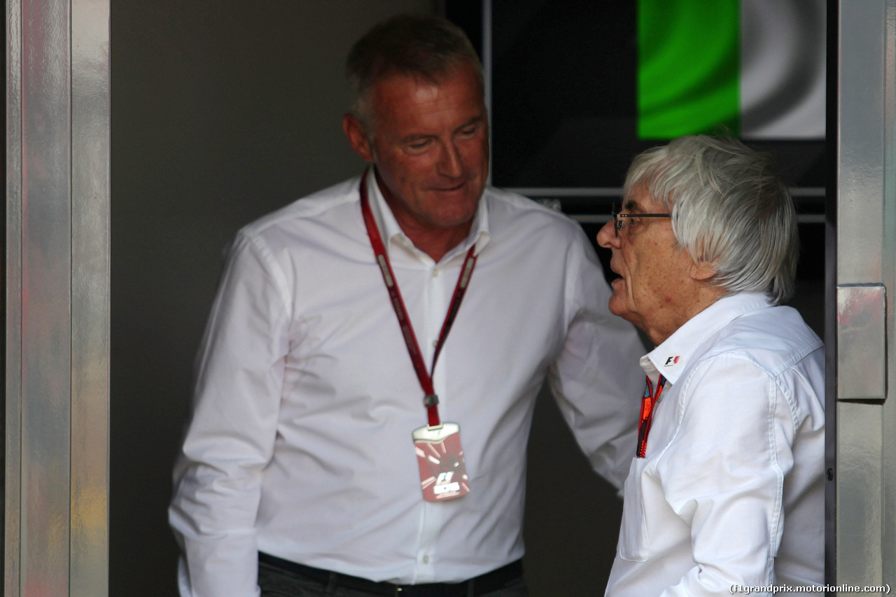 GP ITALIA, 02.09.2016 - Prove Libere 1, Marcello Lotti (ITA) CEO WSC e Bernie Ecclestone (GBR), President e CEO of FOM