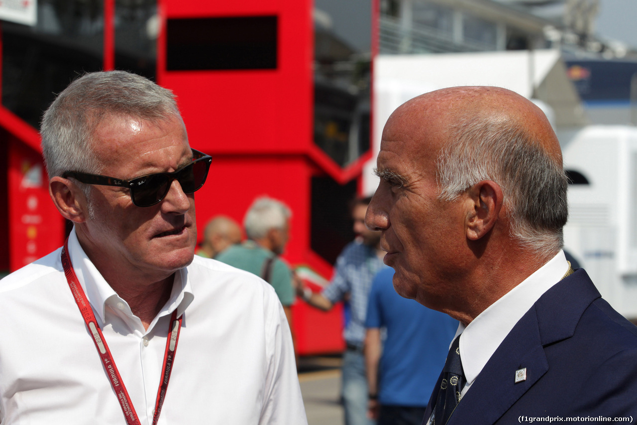 GP ITALIA, 02.09.2016 - Prove Libere 1, (L-R) Marcello Lotti (ITA) CEO WSC e Dr. Angelo Sticchi Damiani (ITA) Aci Csai President