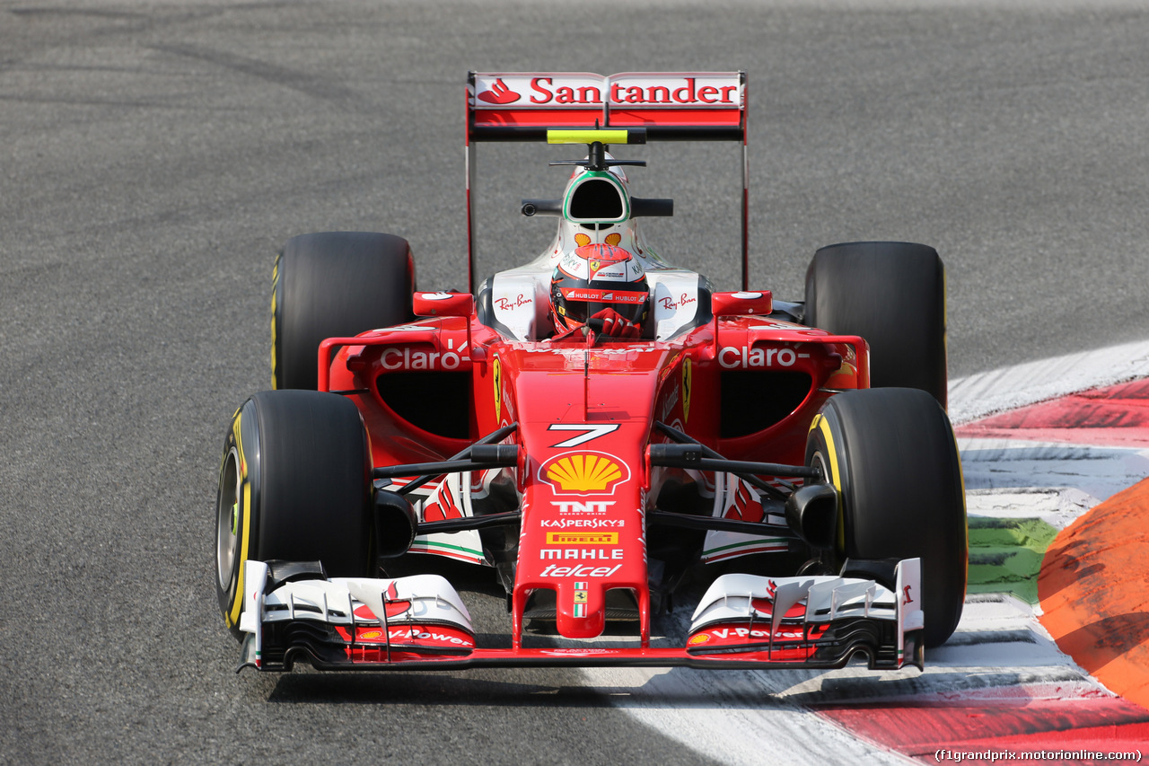 GP ITALIA, 02.09.2016 - Prove Libere 1, Kimi Raikkonen (FIN) Ferrari SF16-H