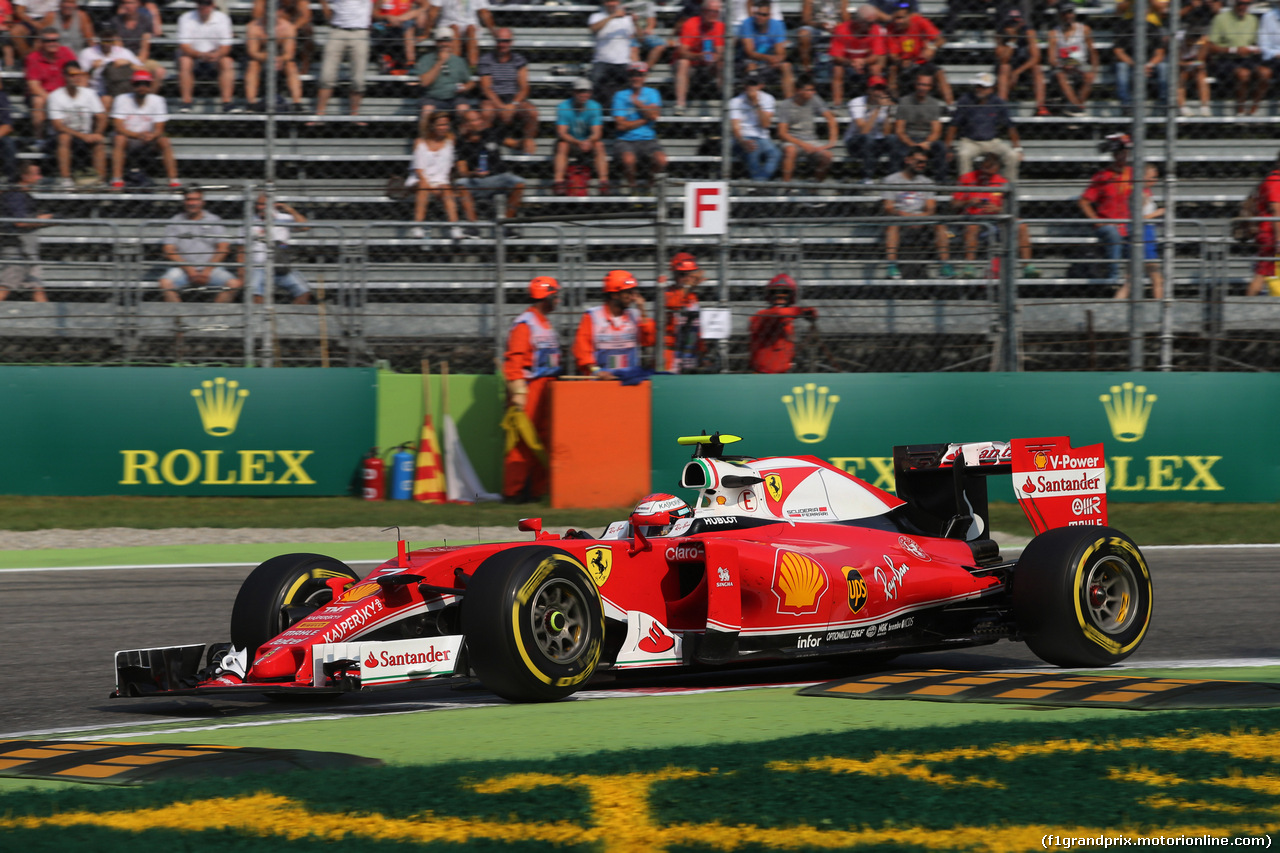 GP ITALIA, 02.09.2016 - Prove Libere 1, Kimi Raikkonen (FIN) Ferrari SF16-H