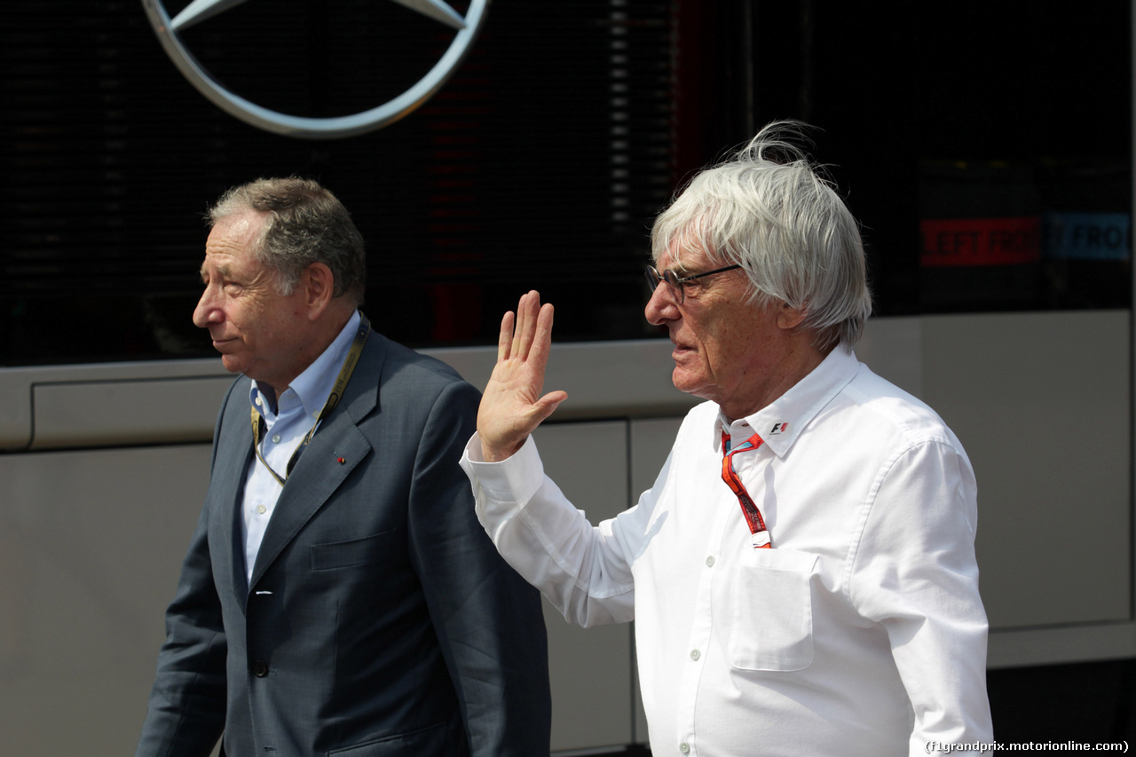 GP ITALIA, 02.09.2016 - Prove Libere 2, Jean Todt (FRA), President FIA e Bernie Ecclestone (GBR), President e CEO of FOM