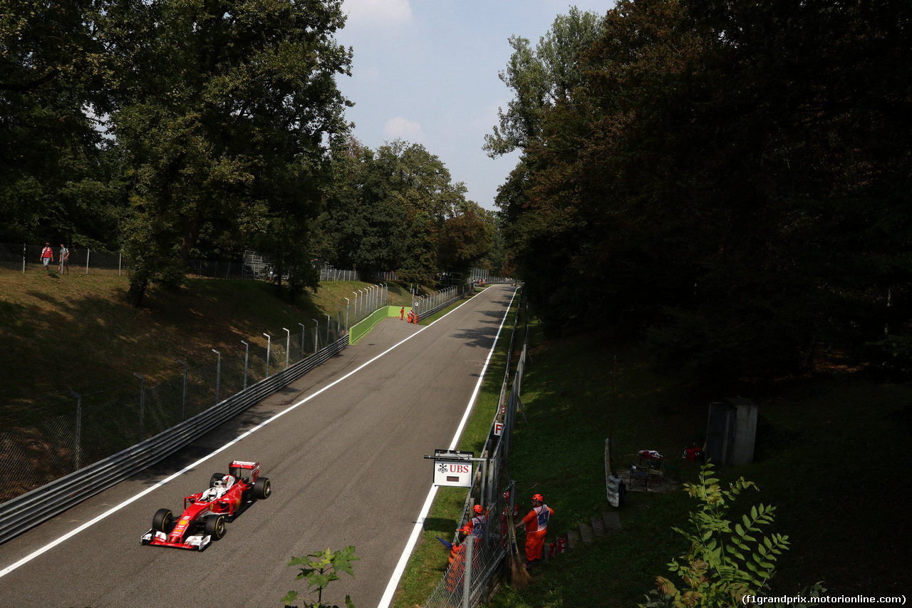 GP ITALIA, 02.09.2016 - Prove Libere 2, Sebastian Vettel (GER) Ferrari SF16-H