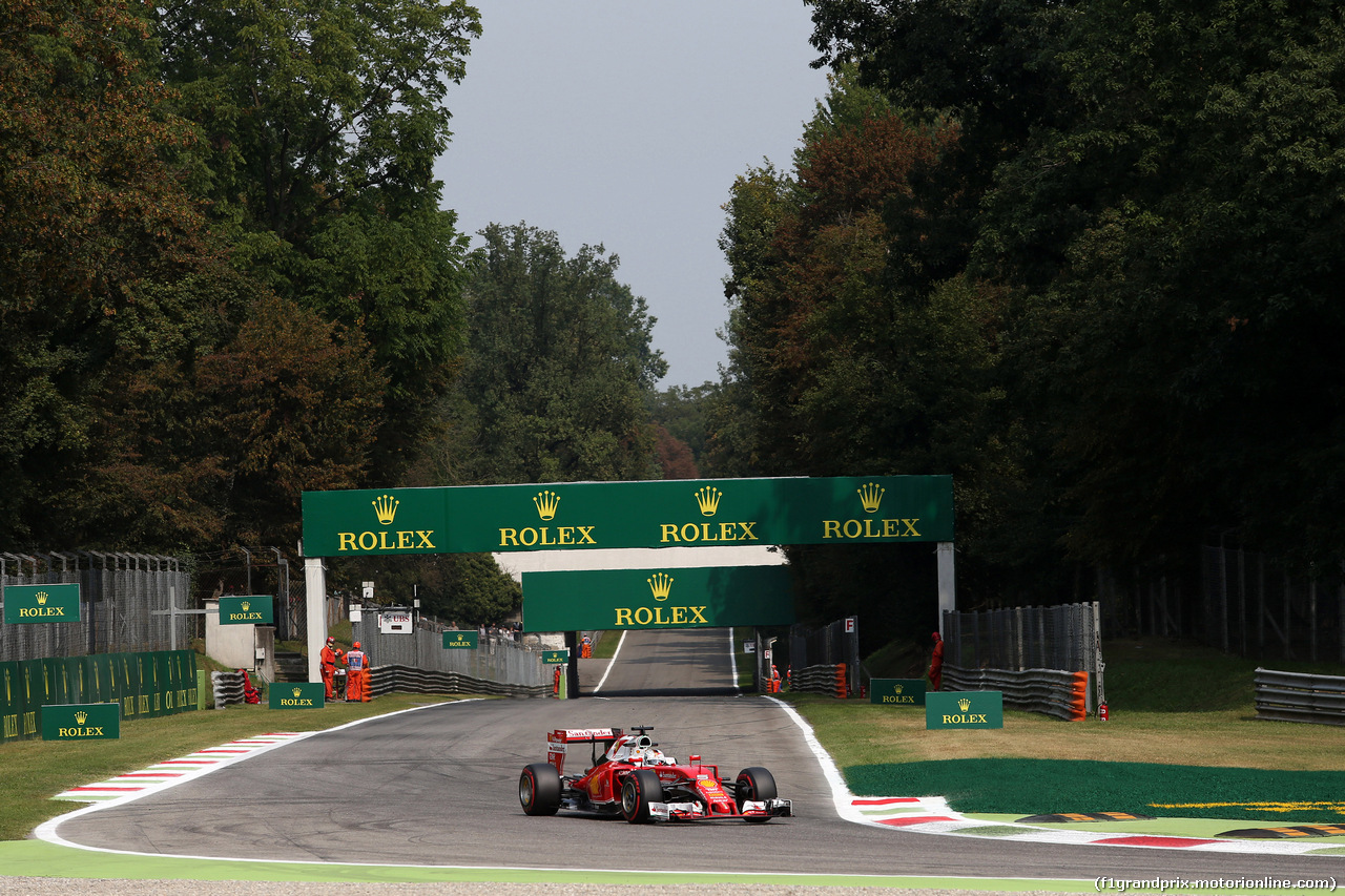 GP ITALIA, 02.09.2016 - Prove Libere 2, Sebastian Vettel (GER) Ferrari SF16-H