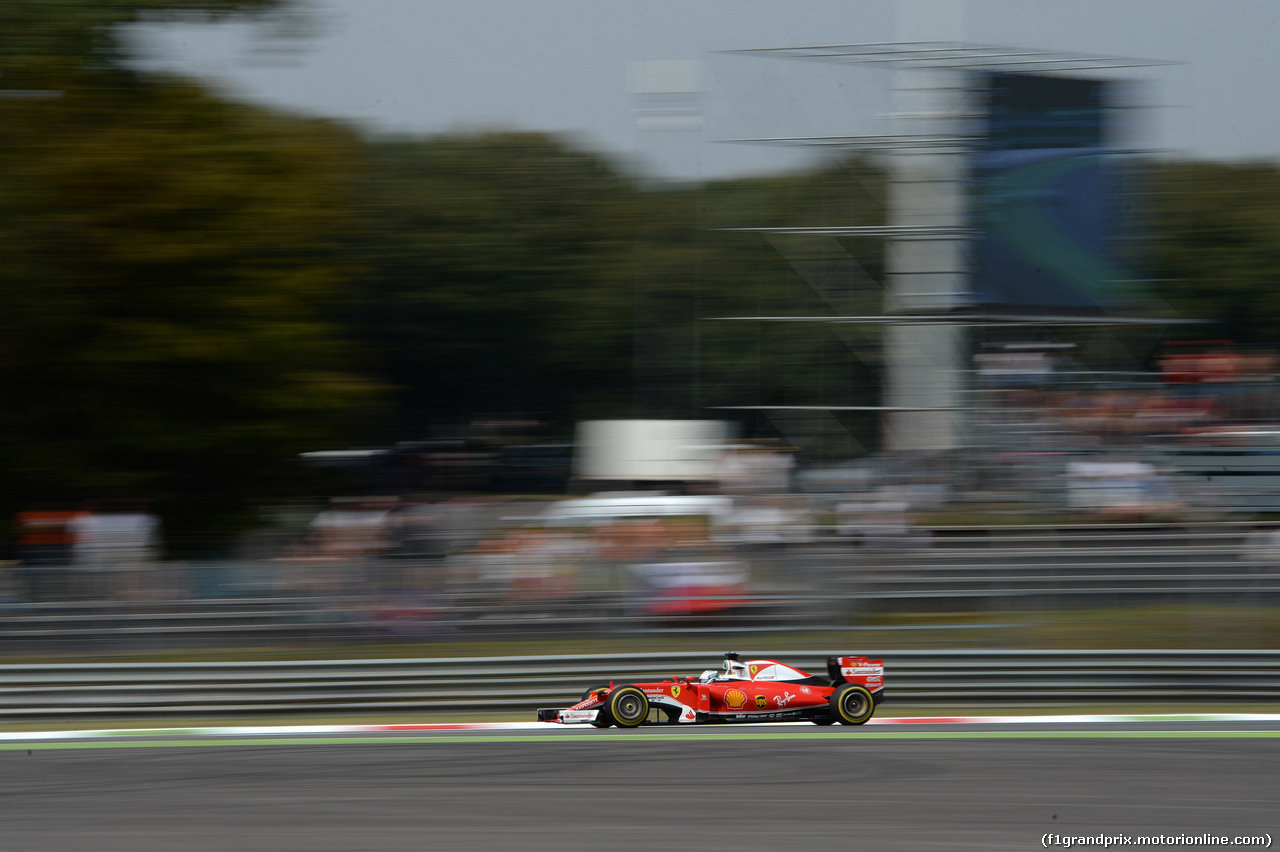 GP ITALIA, 02.09.2016 - Prove Libere 2, Sebastian Vettel (GER) Ferrari SF16-H