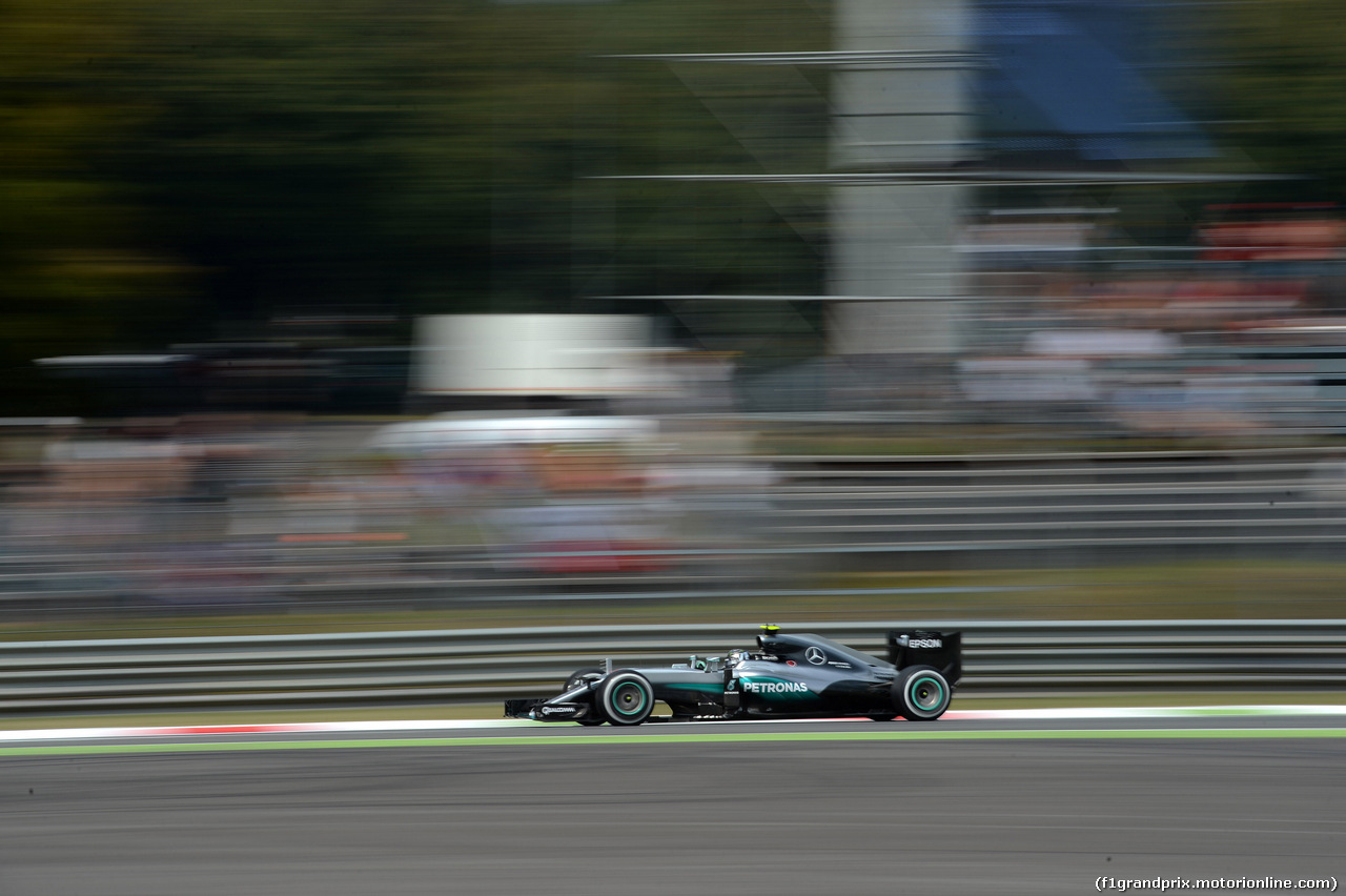 GP ITALIA, 02.09.2016 - Prove Libere 2, Nico Rosberg (GER) Mercedes AMG F1 W07 Hybrid