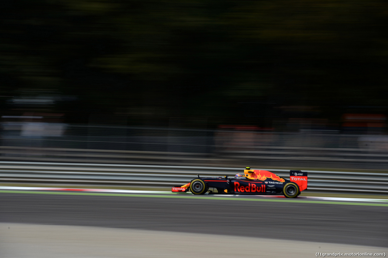 GP ITALIA, 02.09.2016 - Prove Libere 2, Max Verstappen (NED) Red Bull Racing RB12