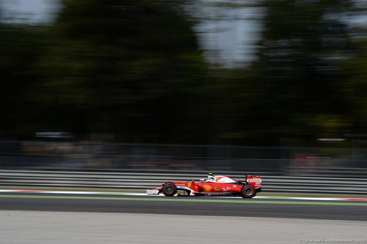 GP ITALIA, 02.09.2016 - Prove Libere 2, Kimi Raikkonen (FIN) Ferrari SF16-H