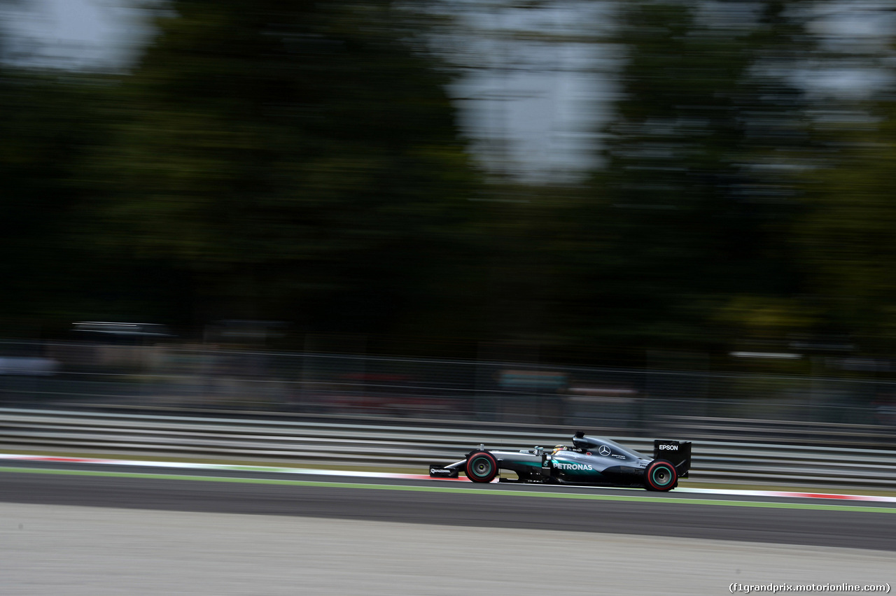 GP ITALIA, 02.09.2016 - Prove Libere 2, Lewis Hamilton (GBR) Mercedes AMG F1 W07 Hybrid