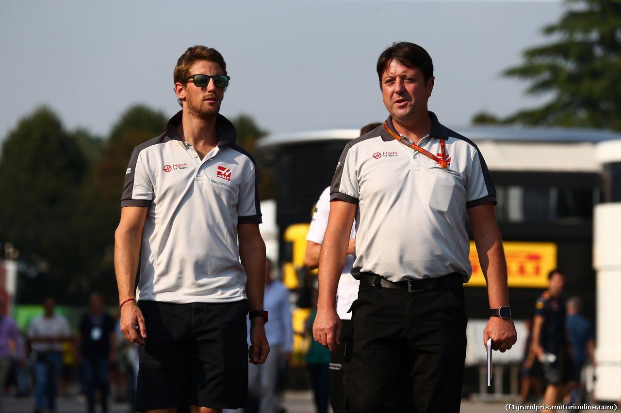 GP ITALIA, 02.09.2016 - Romain Grosjean (FRA) Haas F1 Team VF-16