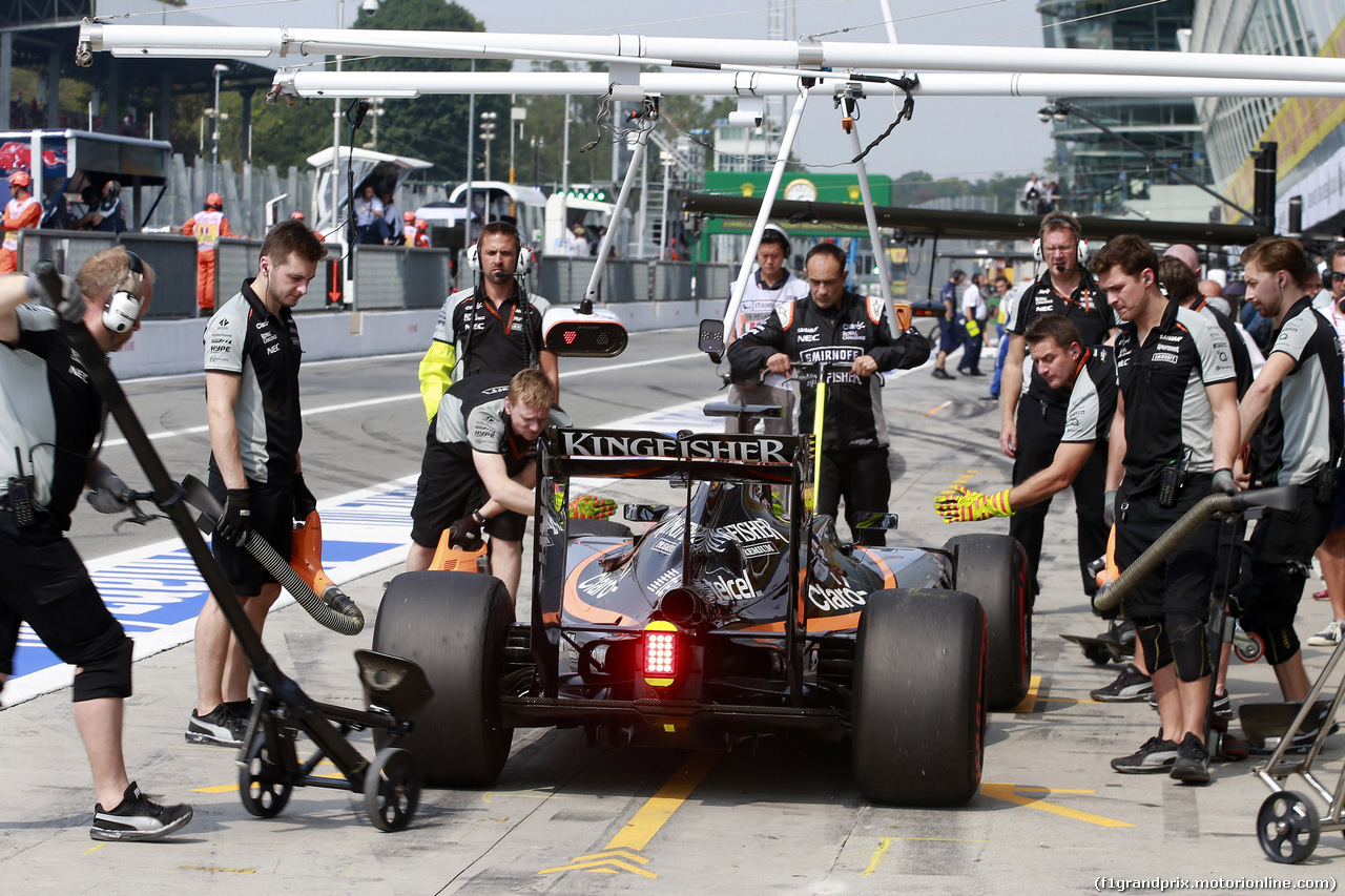 GP ITALIA, 02.09.2016 - Prove Libere 2, Nico Hulkenberg (GER) Sahara Force India F1 VJM09