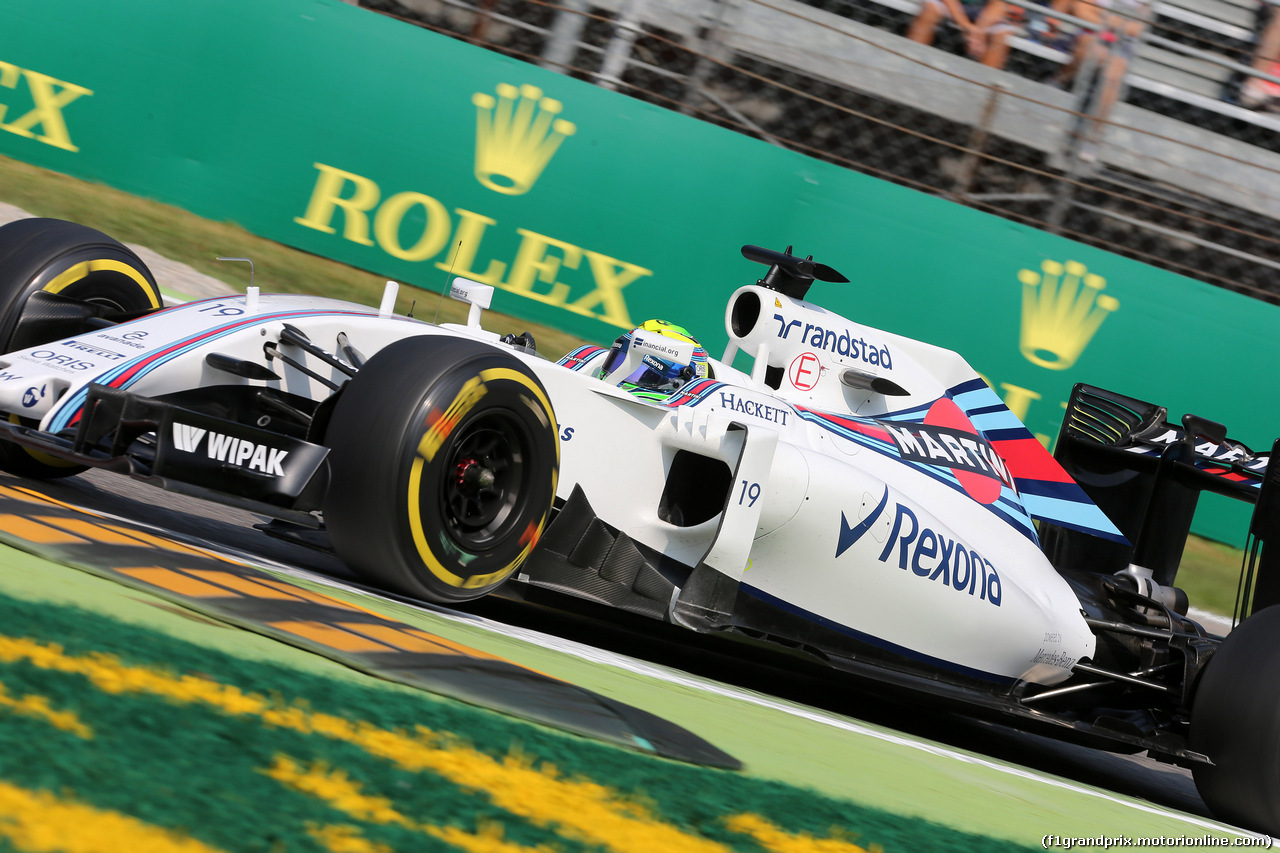 GP ITALIA, 02.09.2016 - Free Practice 1, Felipe Massa (BRA) Williams FW38