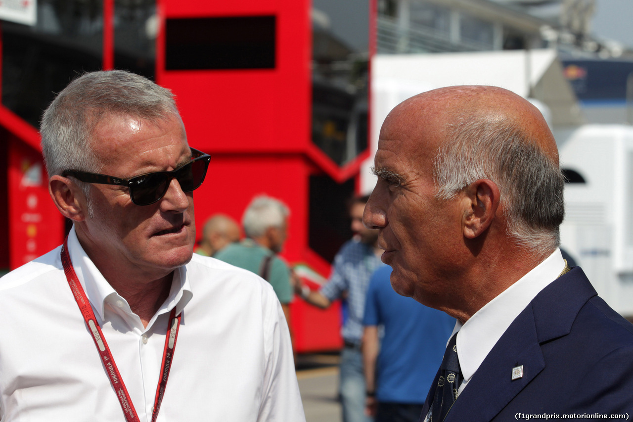 GP ITALIA, 02.09.2016 - Free Practice 1, (L-R) Marcello Lotti (ITA) CEO WSC e Dr. Angelo Sticchi Damiani (ITA) Aci Csai President