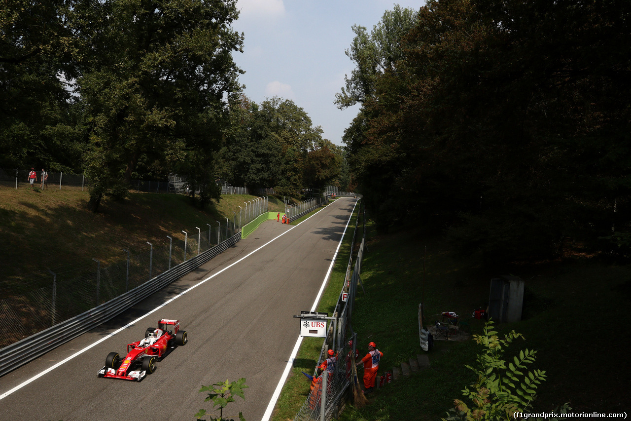 GP ITALIA, 02.09.2016 - Free Practice 2, Sebastian Vettel (GER) Ferrari SF16-H