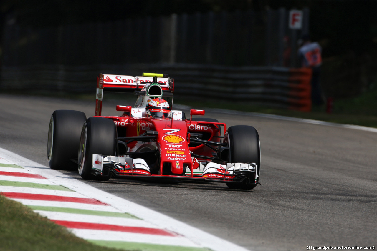 GP ITALIA, 02.09.2016 - Kimi Raikkonen (FIN) Ferrari SF16-H