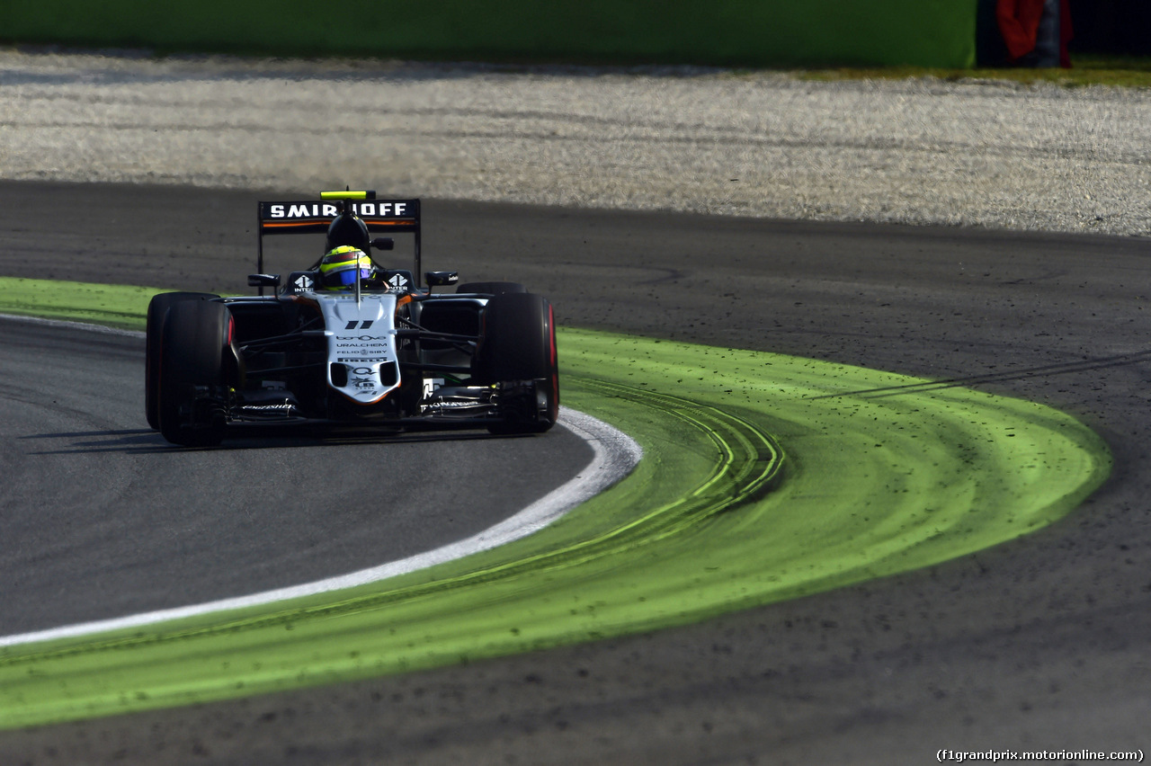 GP ITALIA, 02.09.2016 - Free Practice 2, Sergio Perez (MEX) Sahara Force India F1 VJM09