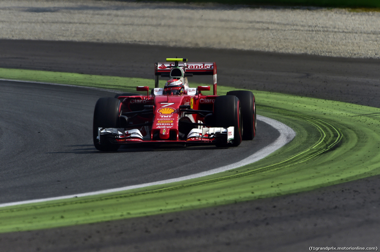 GP ITALIA, 02.09.2016 - Free Practice 2, Kimi Raikkonen (FIN) Ferrari SF16-H