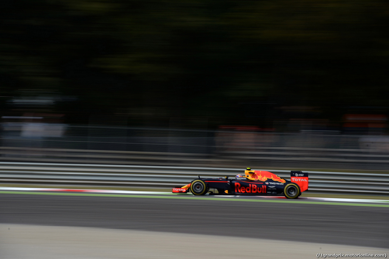 GP ITALIA, 02.09.2016 - Free Practice 2, Max Verstappen (NED) Red Bull Racing RB12