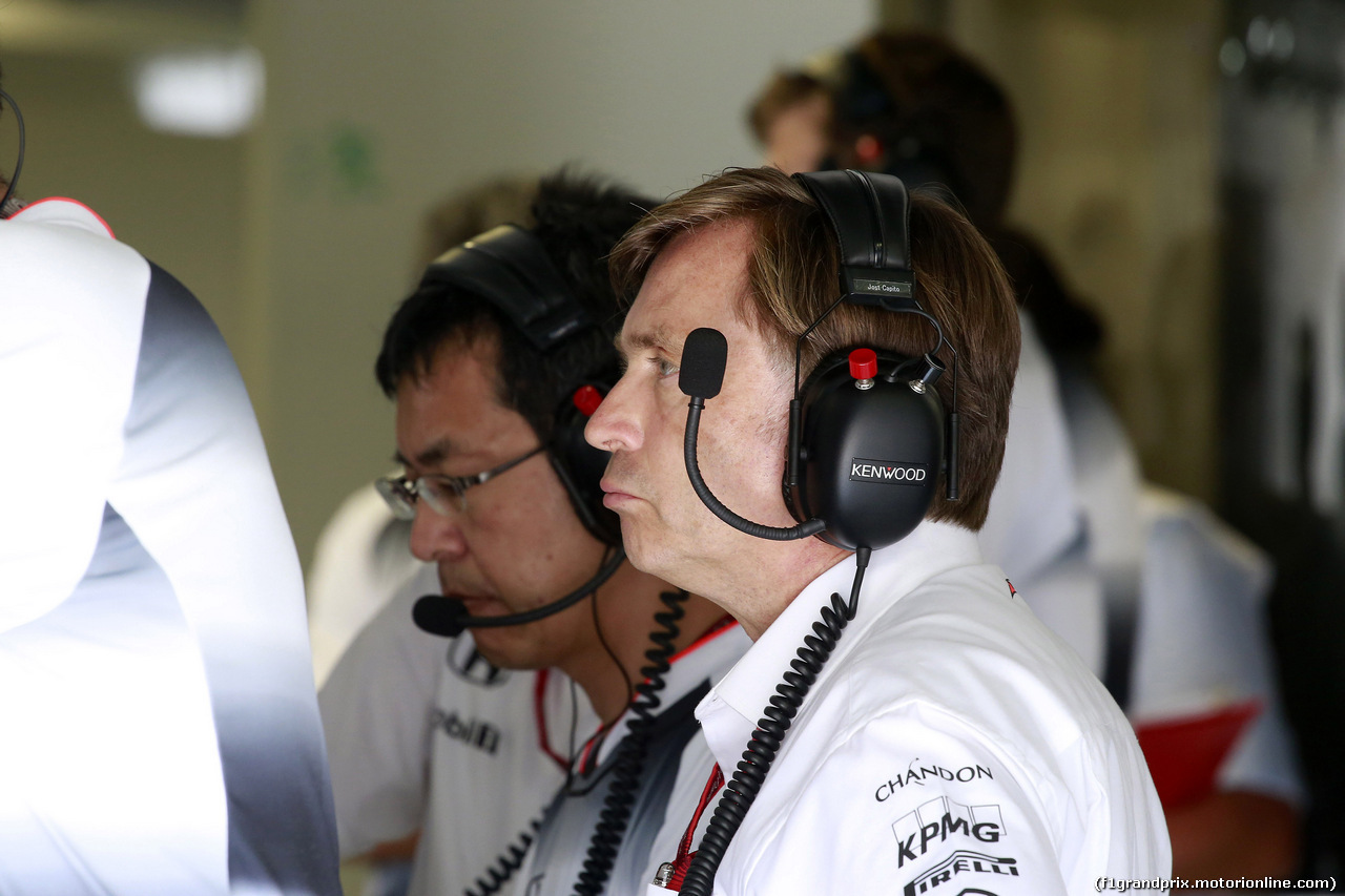 GP ITALIA, 02.09.2016 - Free Practice 2, Jost Capito (GER) McLaren Chief Executive Officer