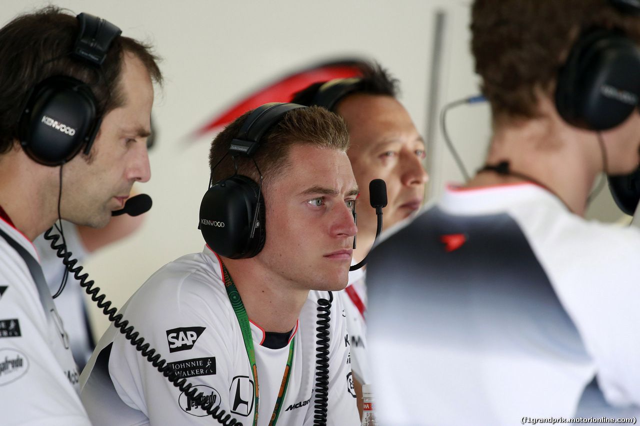 GP ITALIA, 02.09.2016 - Free Practice 2, Stoffel Vandoorne (BEL) McLaren Test e Reserve Driver