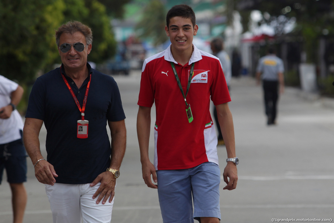 GP MALESIA, 02.10.2016 - Gara, Jean Alesi (FRA) e his son Giuliano Alesi (FRA)