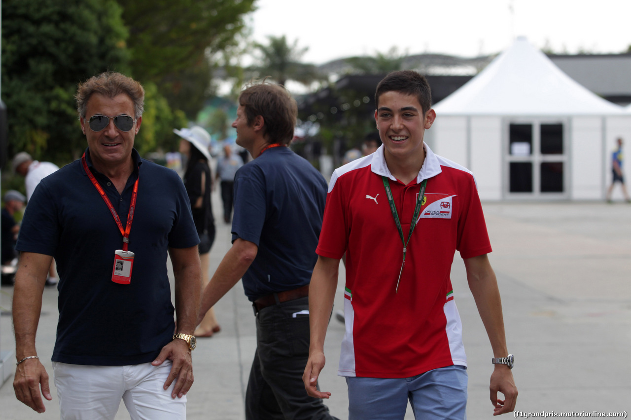 GP MALESIA, 02.10.2016 - Gara, Jean Alesi (FRA) e his son Giuliano Alesi (FRA)