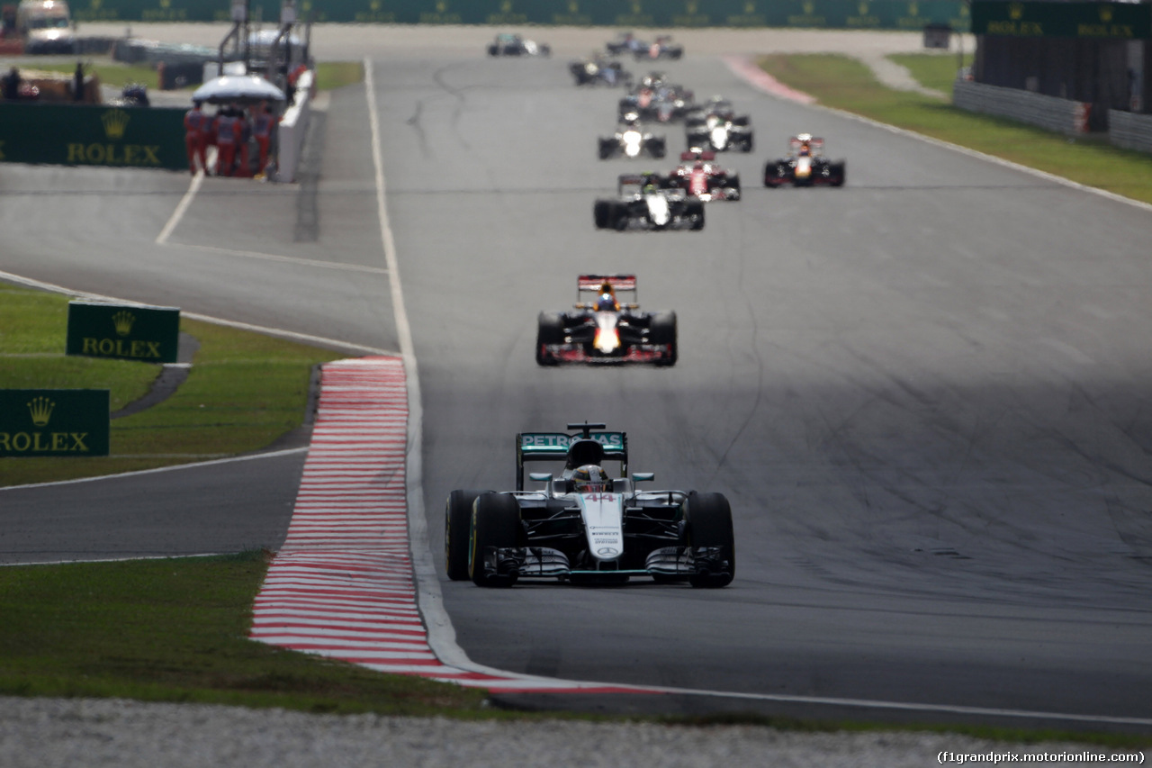 GP MALESIA, 02.10.2016 - Gara, Lewis Hamilton (GBR) Mercedes AMG F1 W07 Hybrid
